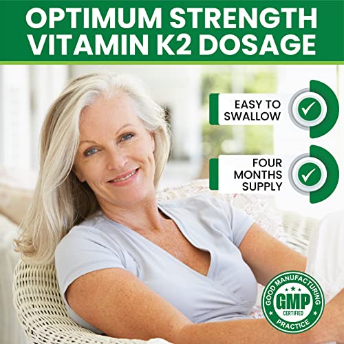Vitamin K2 MK7 Capsules for Bone Support