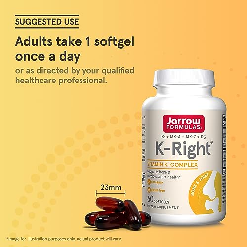 Jarrow Formulas K-Right Vitamin K Complex Softgels