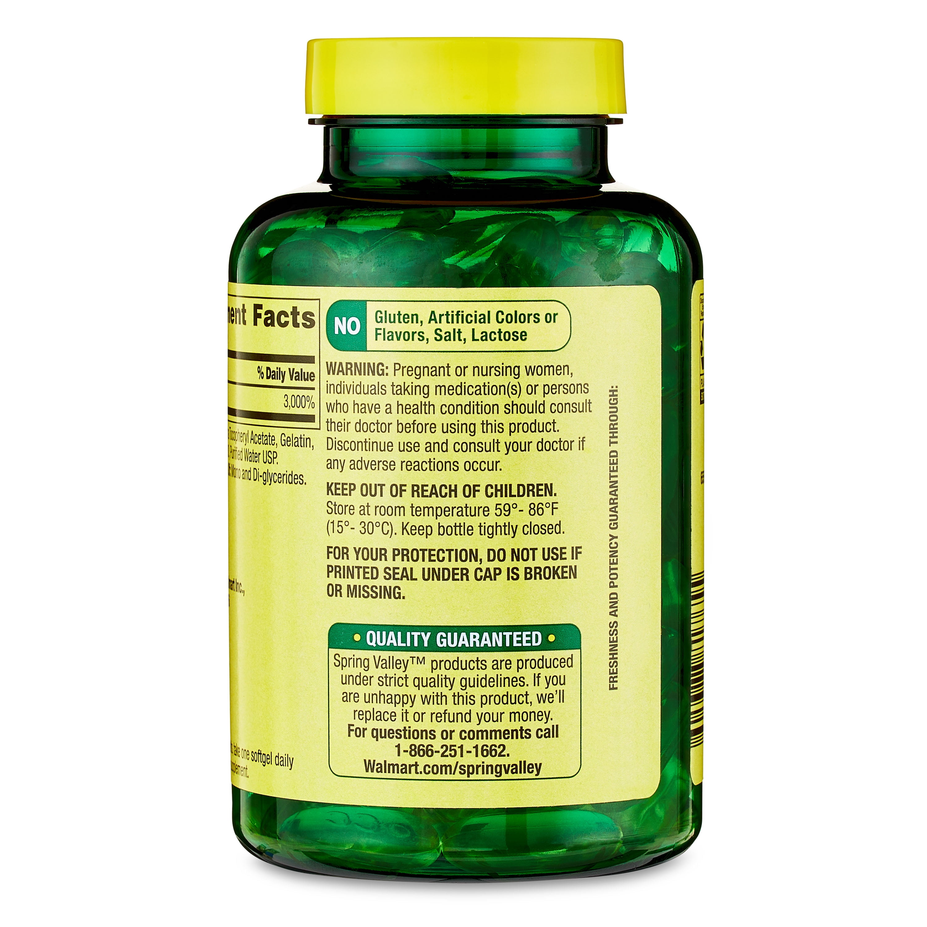 Spring Valley Extra Strength Vitamin E 450 mg Softgels