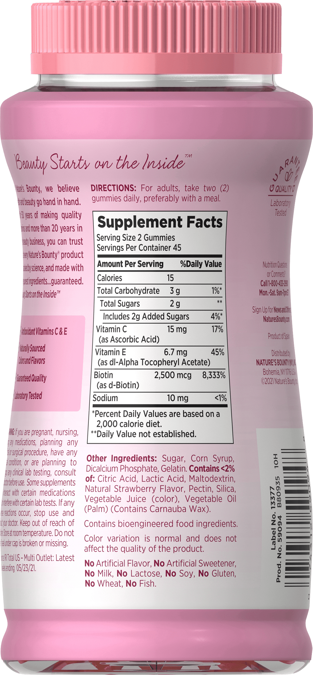Nature's Bounty Gummies for Hair, Skin, and Nails