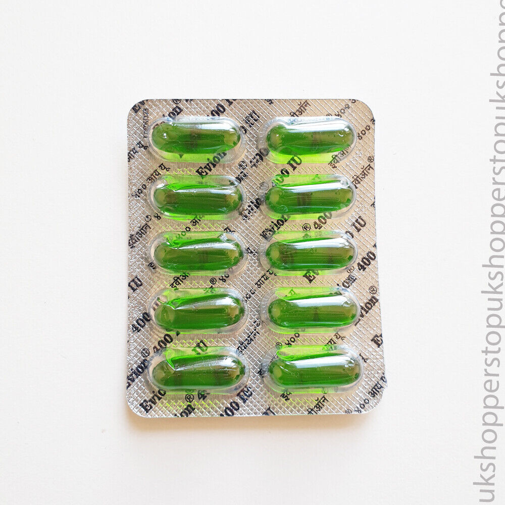 Vitamin E Evion Capsules for Healthy Skin and Hair