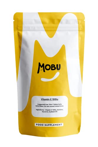 Vitamin E 100IU Capsules - Antioxidant for Skin