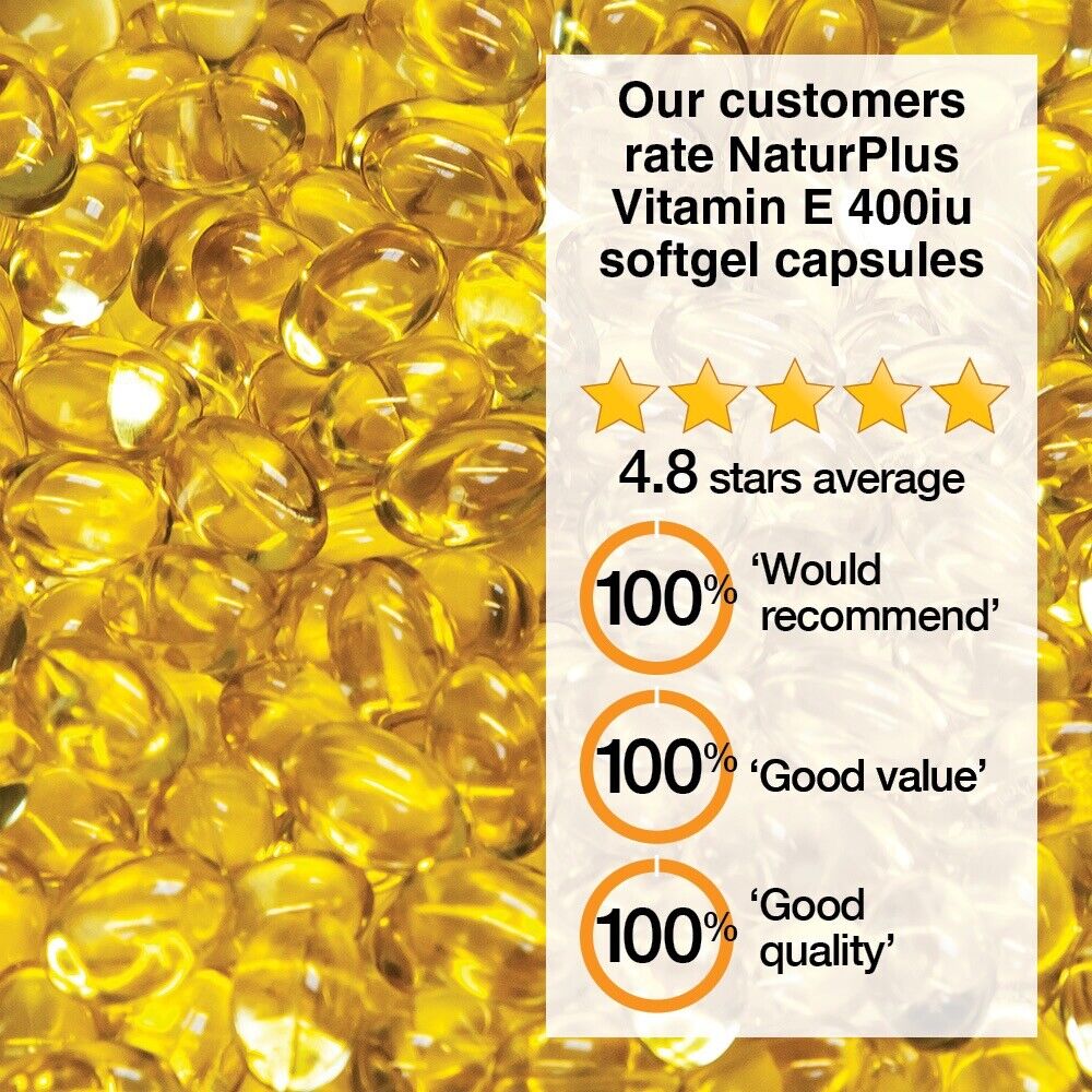 Vitamin E 400 IU - 360 Capsules by NaturPlus