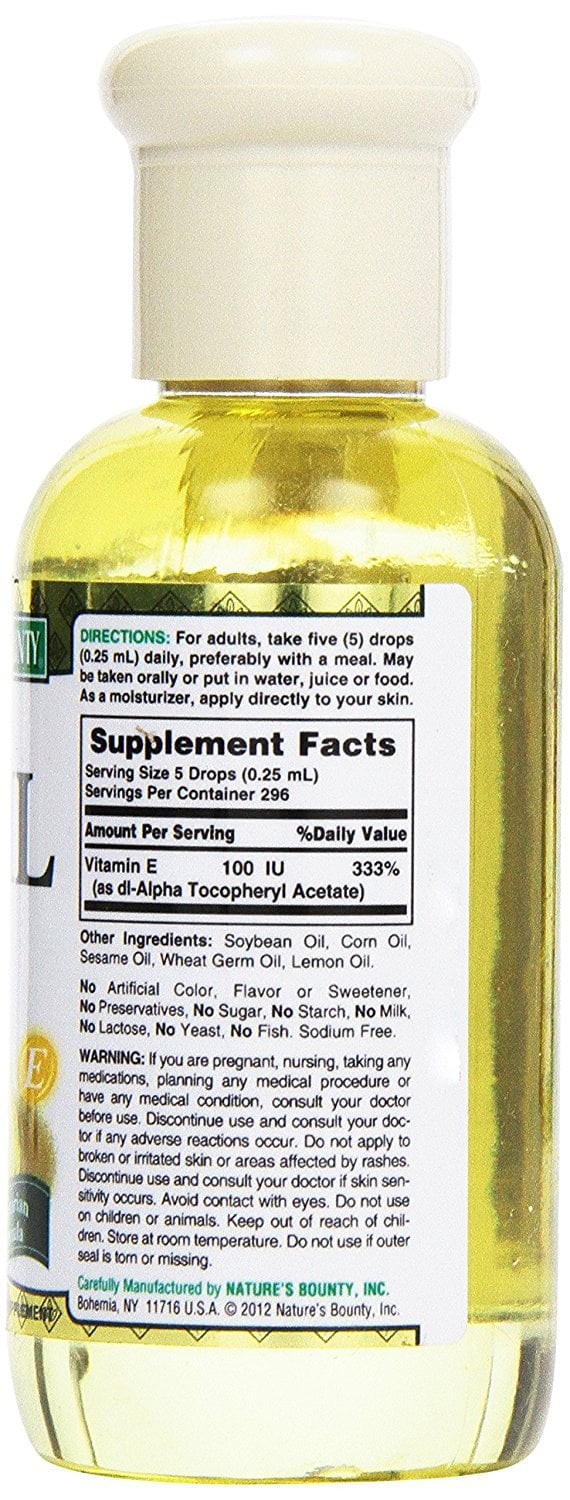 Nature's Bounty Vitamin E Oil 30,000 IU