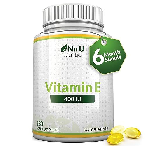 Vitamin E 400IU Softgels for Hair, Skin, Nails