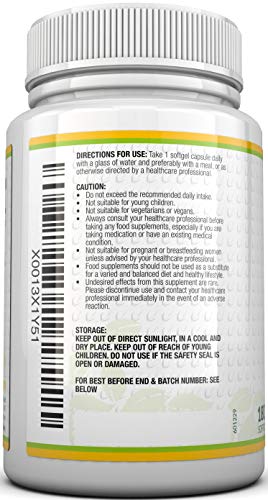 Vitamin E 400IU Softgels for Hair, Skin, Nails