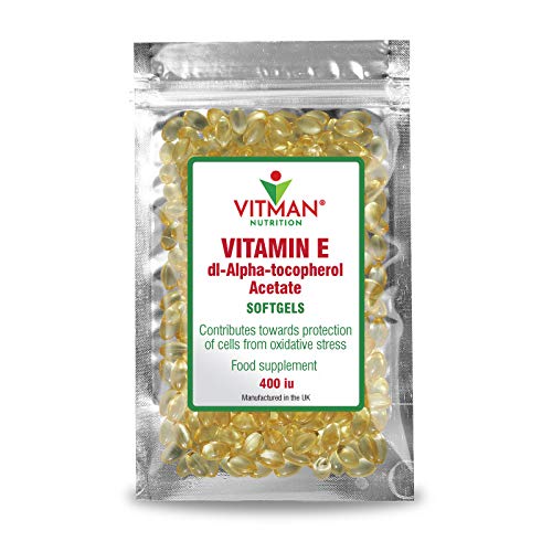 Vitamin E 400 IU Softgels for Antioxidant Support