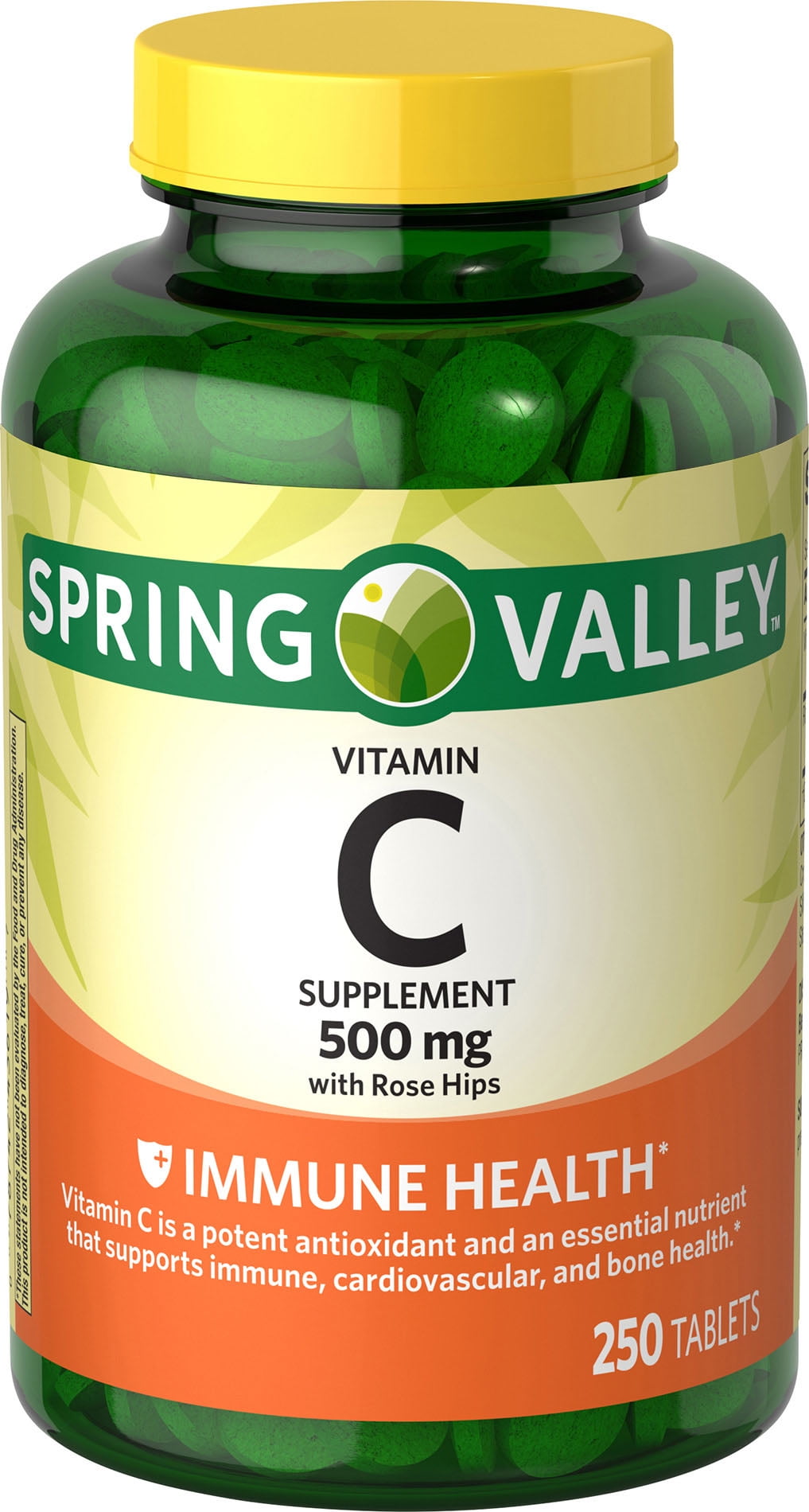 Spring Valley Vitamin C with Rose Hips, 500 mg