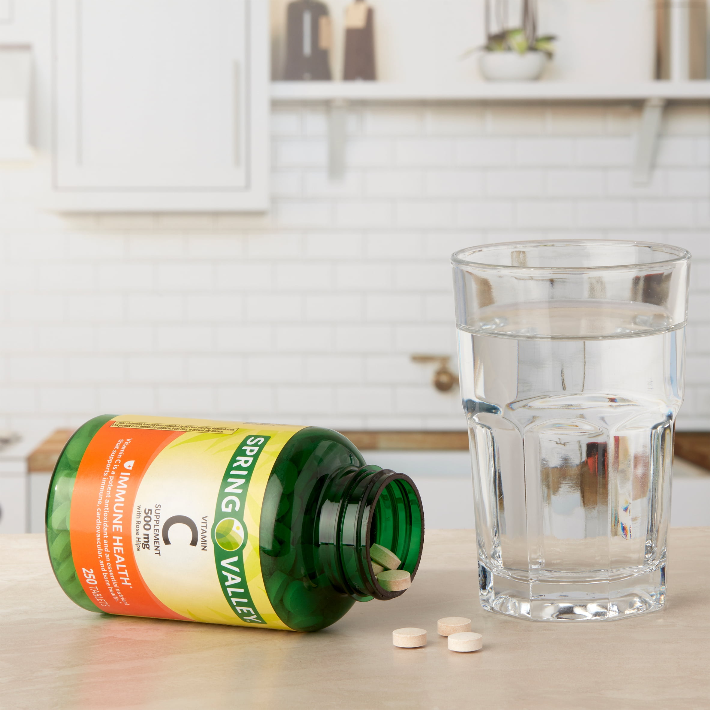 Spring Valley Vitamin C with Rose Hips, 500 mg