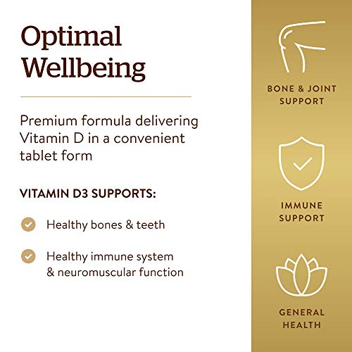 Solgar Vitamin D3 1000 IU - 180 Tablets