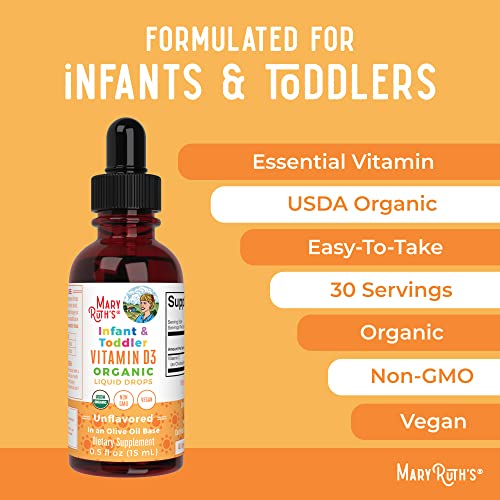 MaryRuth's Organic D3 Liquid Drops for Kids
