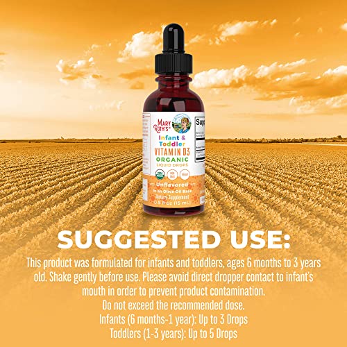 MaryRuth's Organic D3 Liquid Drops for Kids