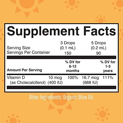 MaryRuth's Organic D3 Liquid Drops for Kids