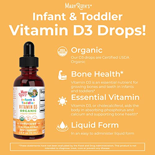 MaryRuth's Organic D3 Liquid Drops for Kids