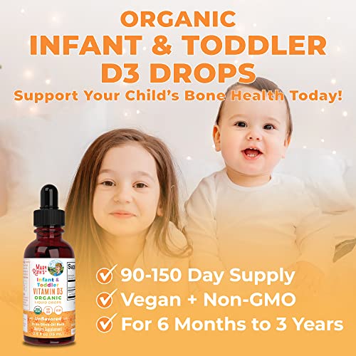 MaryRuth's Organic D3 Liquid Drops for Kids