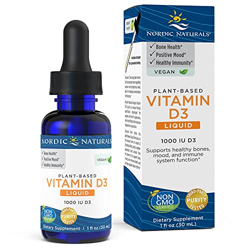Nordic Naturals Vegan Vitamin D3 Liquid 1000 IU