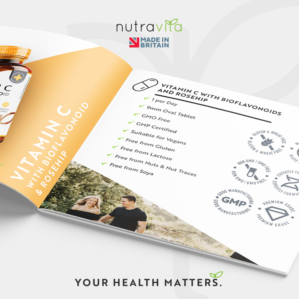 High-Potency Vitamin C 1000mg with Bioflavonoids