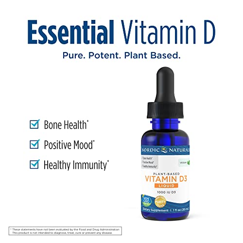 Nordic Naturals Vegan Vitamin D3 Liquid 1000 IU