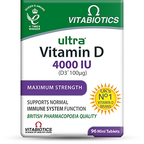 Vitabiotics High Strength Vitamin D3 Tablets 4000IU