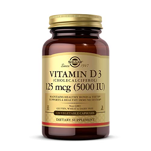 Solgar Vitamin D3 5000 IU - 120 Veg Capsules