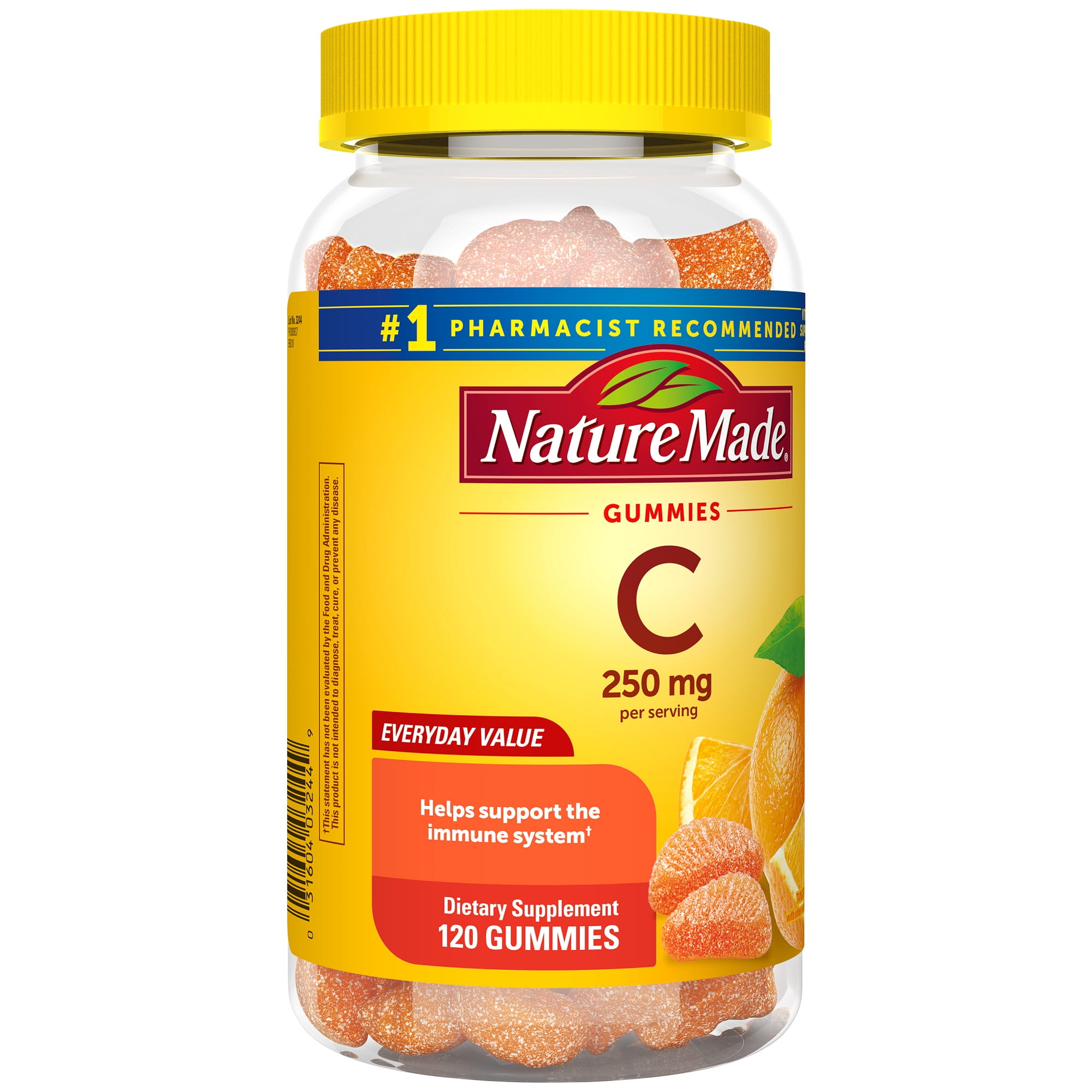 Nature Made Vitamin C Gummies, 250 mg, 120 Count