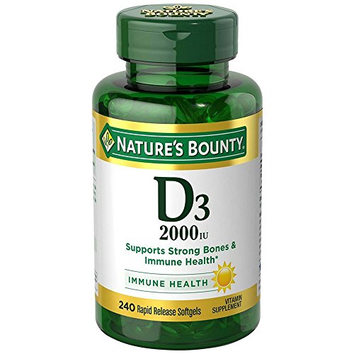 Nature's Bounty Vitamin D 2000 IU Softgels
