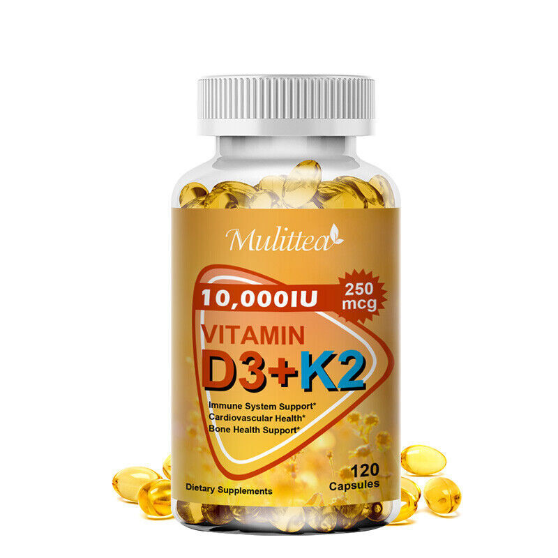 Vitamin K2 & D3 10000 IU Capsules with BioPerine