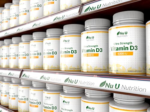 High Strength Vitamin D3 4000 IU, 400 Tablets
