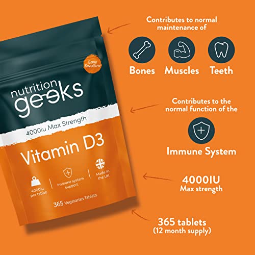 Vegetarian High Strength Vitamin D3 - 365 Tablets