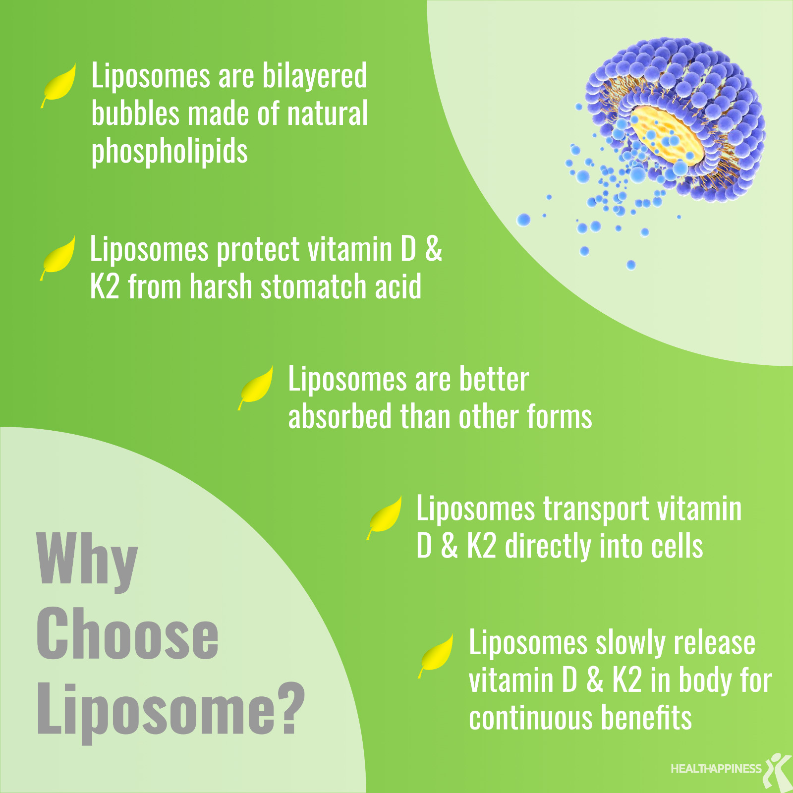Liposomal Vitamin D3 5000 IU with K2 MK7