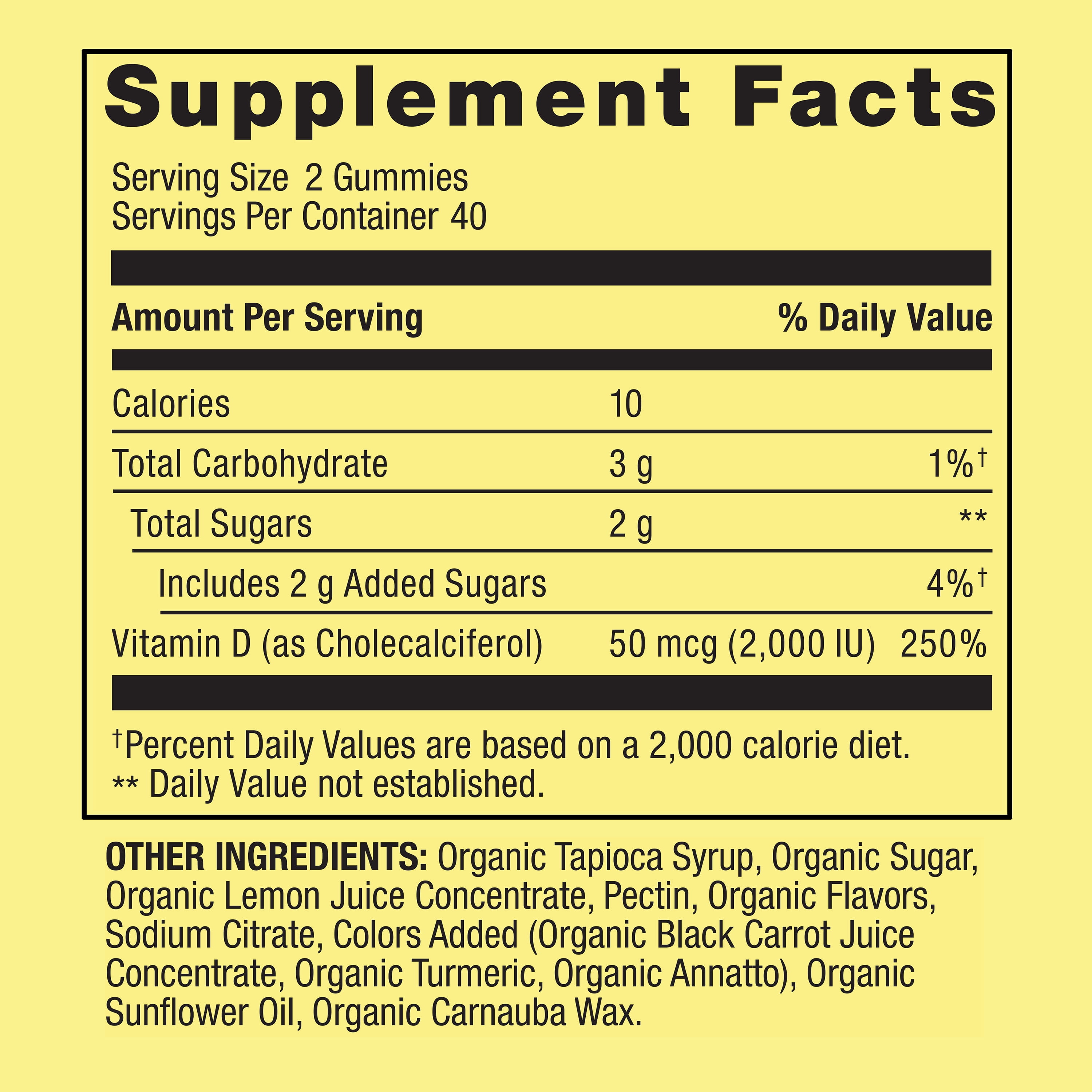 Spring Valley Vitamin D3 Gummies, 2000 IU, 80 Count