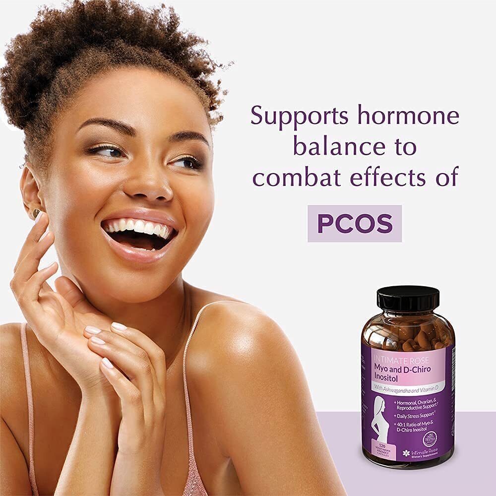 Myo-Inositol & Ashwagandha for PCOS - 120 Capsules