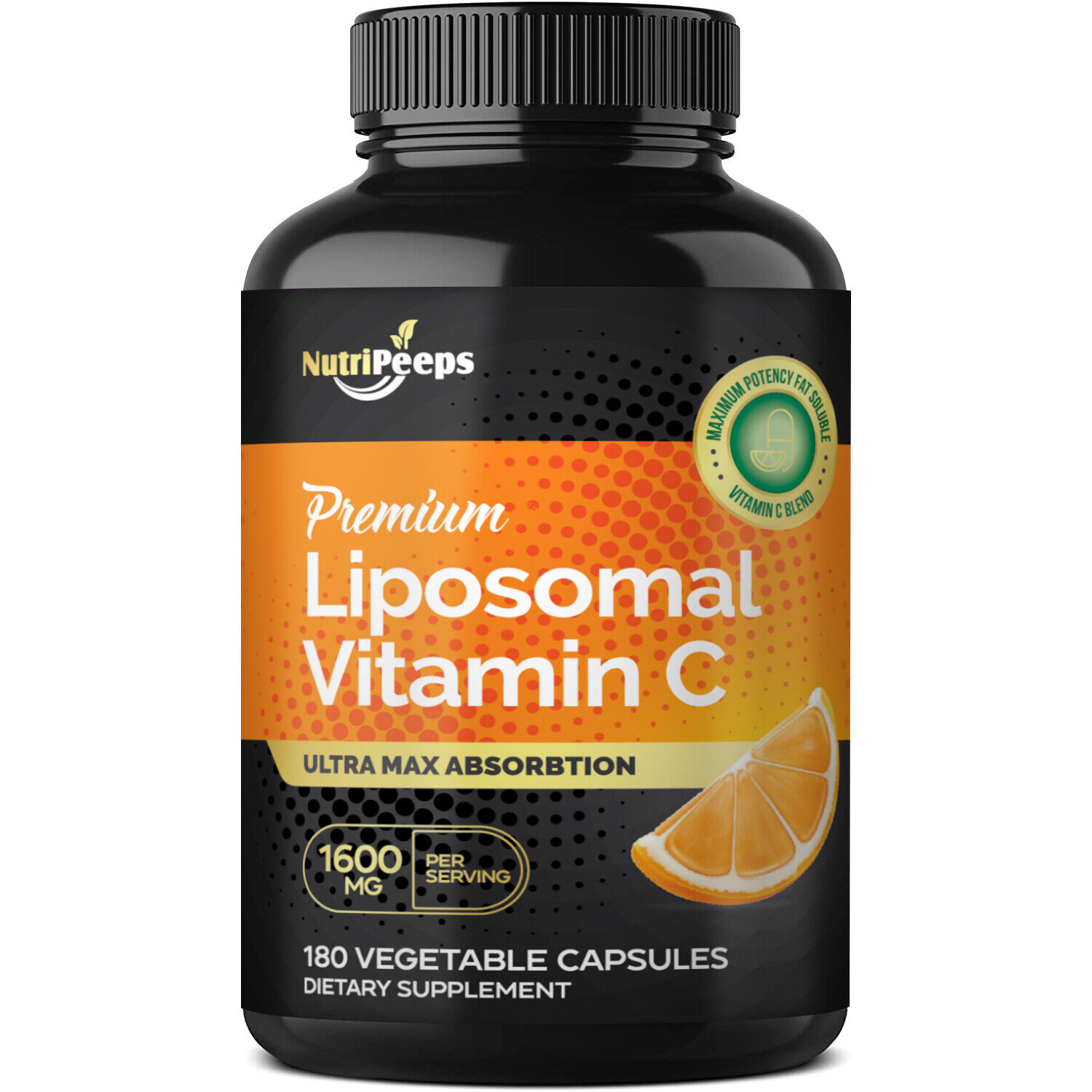 Liposomal Vitamin C 1600mg - Immune Support Capsules