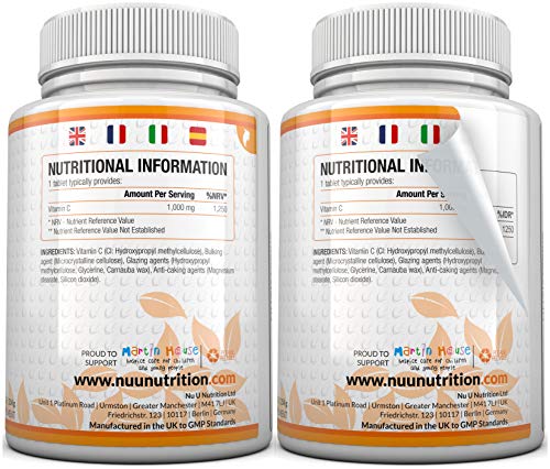 High-Potency Vitamin C 1000 mg - Immune Support