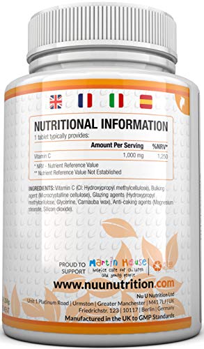 High-Potency Vitamin C 1000 mg - Immune Support