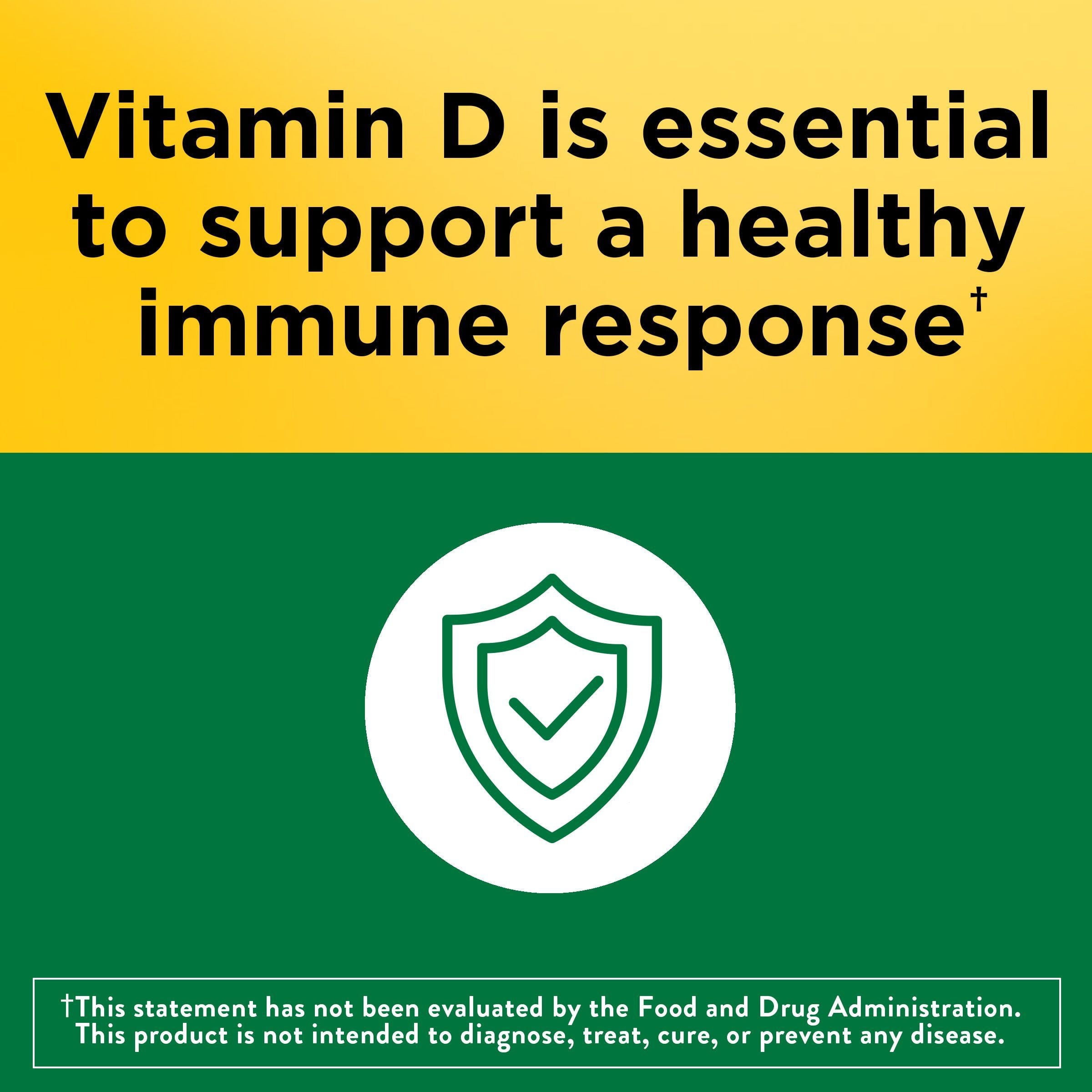 Nature Made Vitamin D3 Tablets for Bone Support