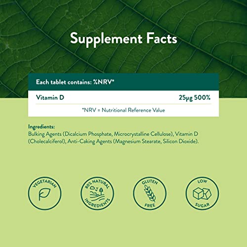 Holland & Barrett Vitamin D3 1000 IU Tablets