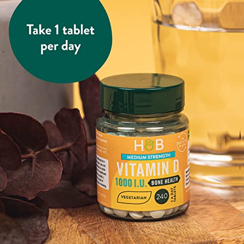 Holland & Barrett Vitamin D3 1000 IU Tablets