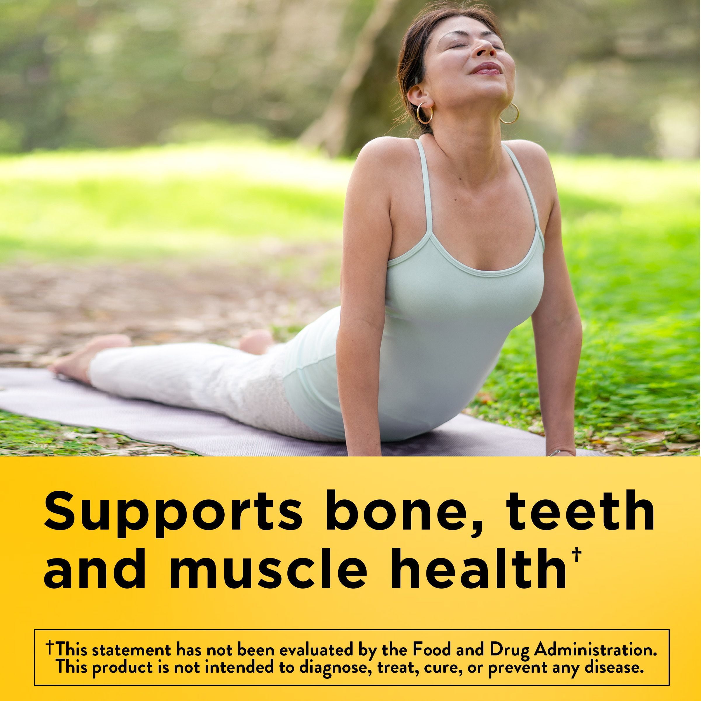 Nature Made Vitamin D3 Tablets for Bone Support