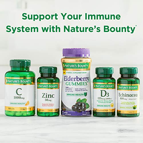 Nature's Bounty Vitamin C, 500mg Immune Support Capsules