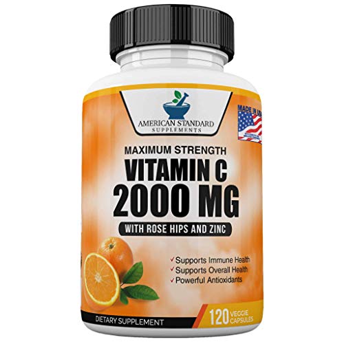 Vitamin C 2000mg with Zinc & Rose Hips