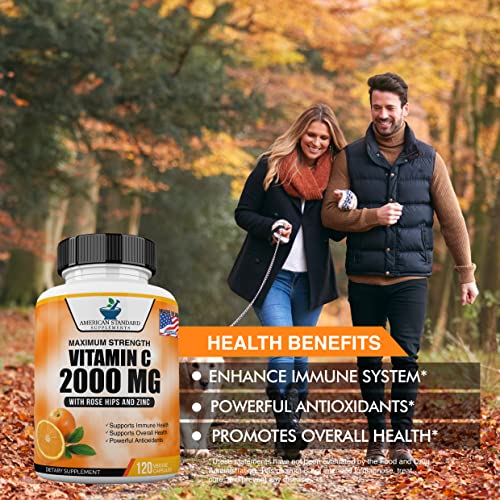 Vitamin C 2000mg with Zinc & Rose Hips