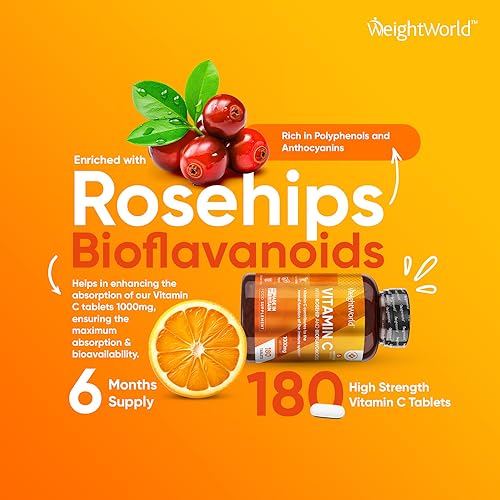High Strength Vegan Vitamin C Tablets 1000mg