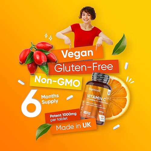 High Strength Vegan Vitamin C Tablets 1000mg