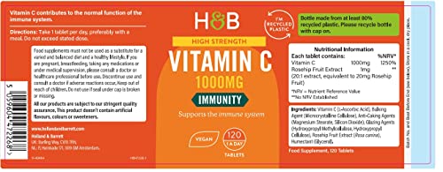 Holland & Barrett High Strength Vitamin C Tablets