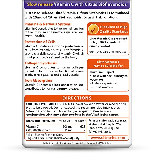 Vitabiotics Ultra Vitamin C 60 Tablets