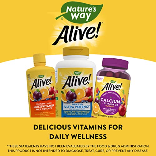 Nature’s Way Alive! Men’s 50+ Multivitamin, 150 Tablets