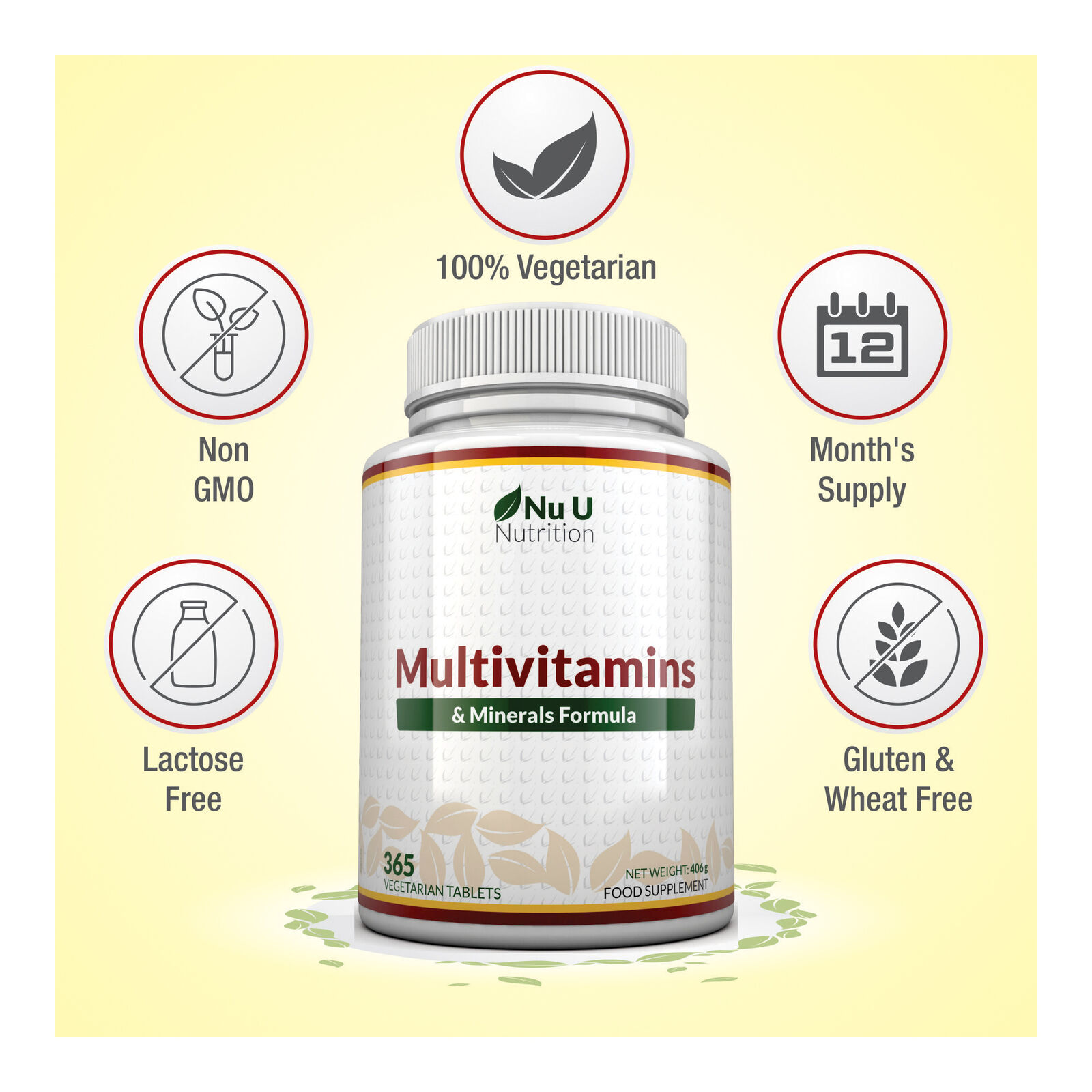 Daily Multivitamins and Minerals - 365 Tablets