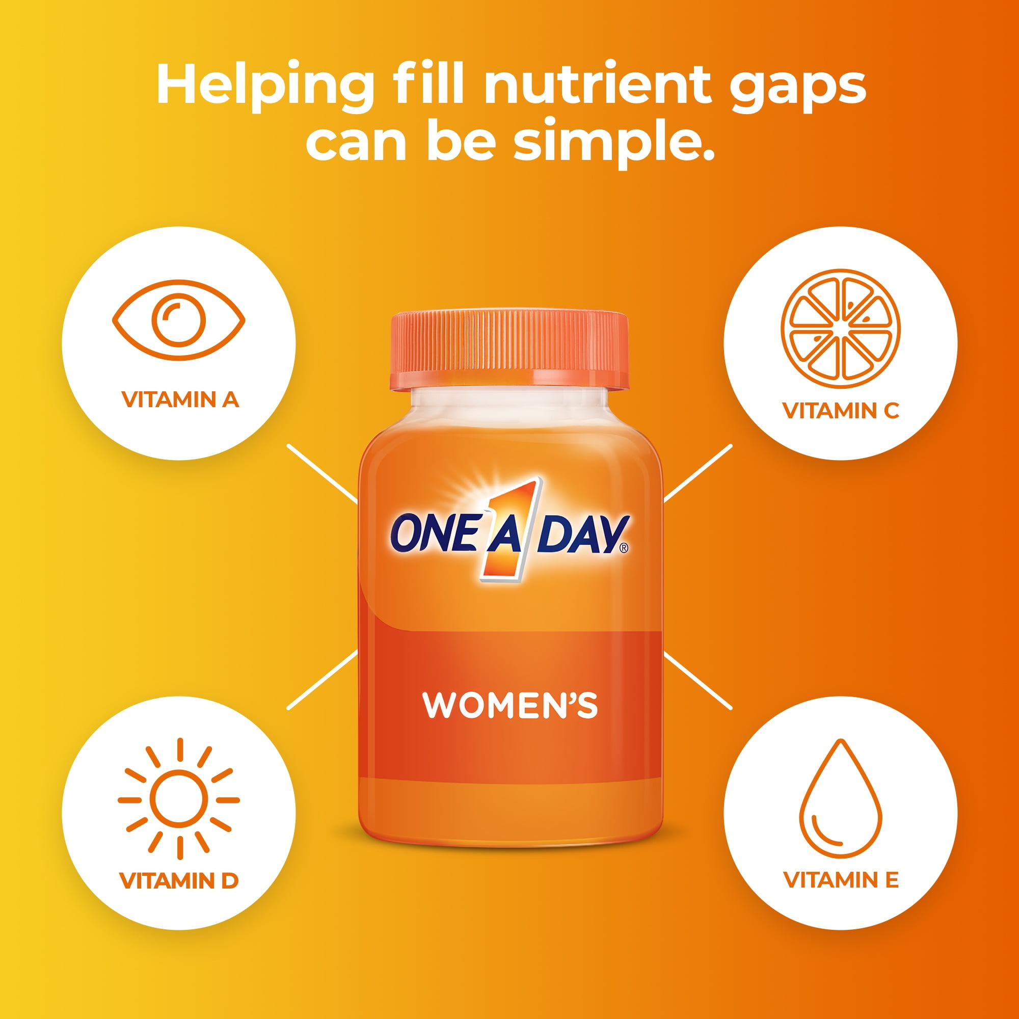 One A Day Women's Gummy Multivitamin, 80 Count