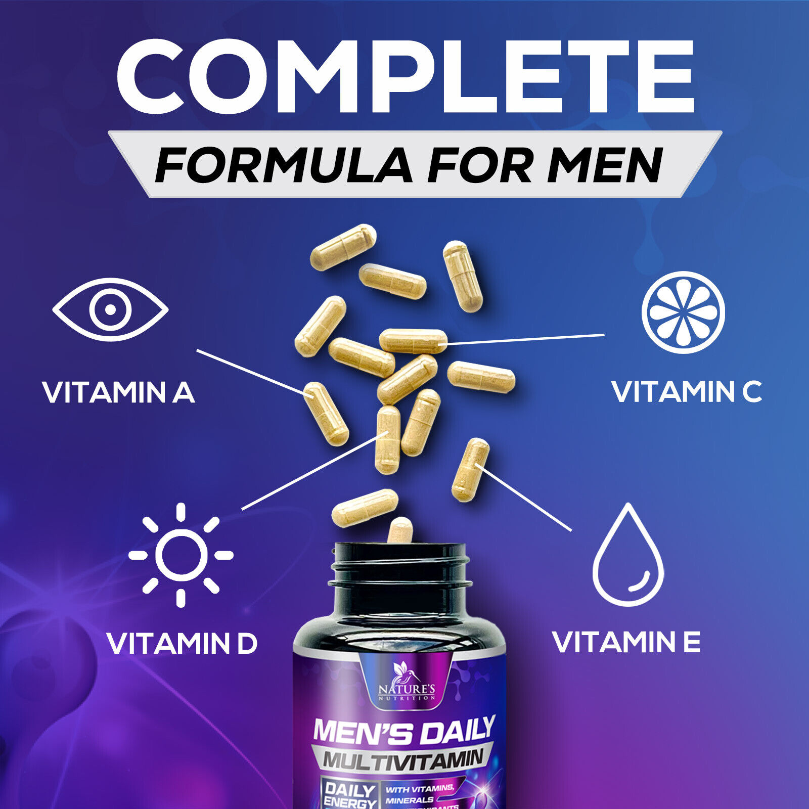 Potent Daily Multivitamin for Men’s Health